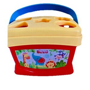Y2k Vintage 2006 Fisher Price Baby's First Block‎ Shape Sorting 10 blocks Mattel
